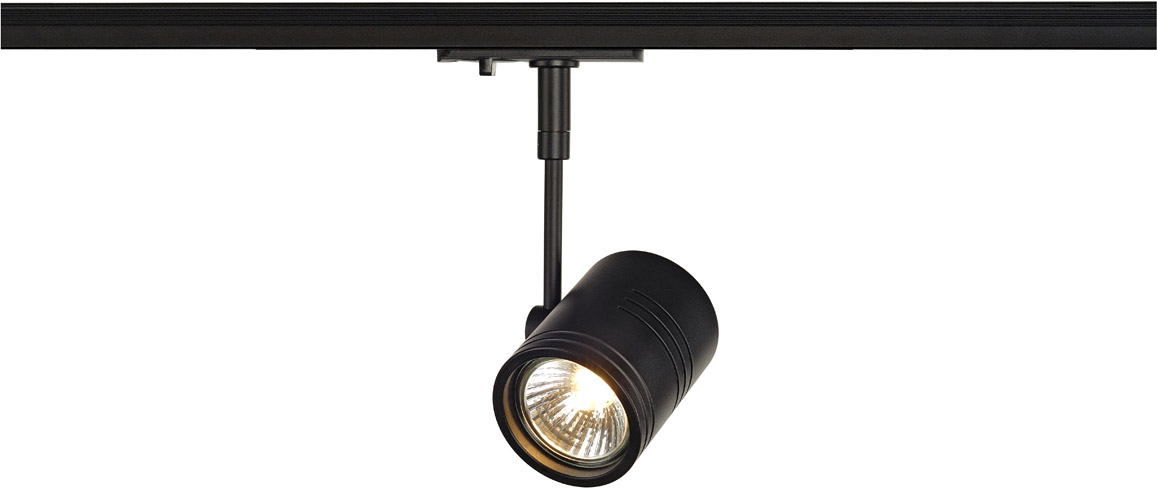SLV BIMA I Leuchtenkopf, schwarz, GU10, max. 50W, inkl. 1P.-Adapter - Leuchten mit 1 Phasen Adapter SLV BIMA I Leuchtenkopf, schwarz, GU10, max. 50W, inkl. 1P.-Adapter - Leuchten mit 1 Phasen Adapter von SLV
