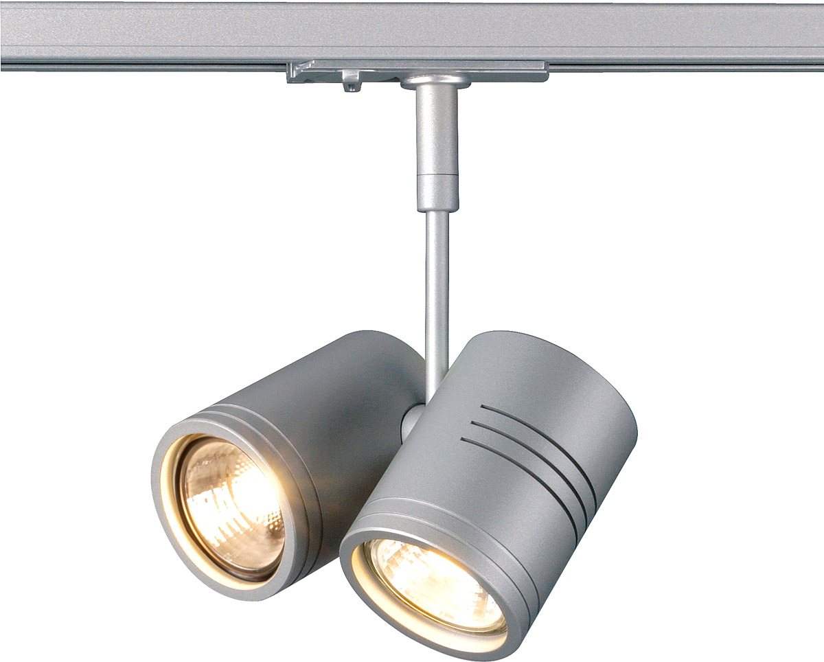 SLV BIMA II Leuchtenkopf für 1-Phasen Schiene, silbergrau - Leuchten mit 1 Phasen Adapter SLV BIMA II Leuchtenkopf für 1-Phasen Schiene, silbergrau - Leuchten mit 1 Phasen Adapter von SLV