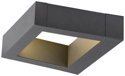 SLV BOOKAT 1005443 LED-Wandleuchte LED fest eingebaut 15W Anthrazit von SLV