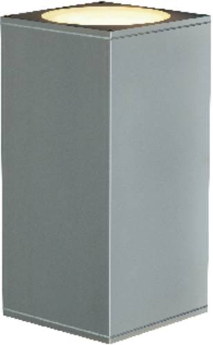 SLV Big Theo Up & Down 229574 Außenwandleuchte Halogen GU10 150W Silber-Grau von SLV