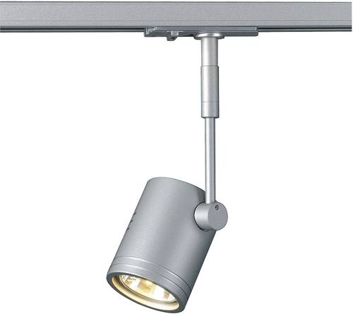 SLV Bima I 143442 Hochvolt-Schienensystem-Leuchte 1phasig GU10 50W Halogen Silber von SLV