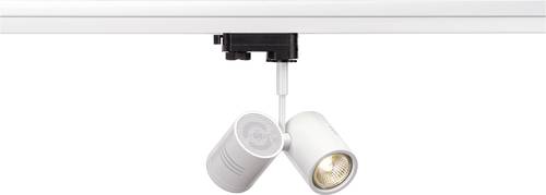 SLV Bima II Hochvolt-Schienensystem-Leuchte 3phasig GU10 100W Halogen, LED Weiß (matt) von SLV