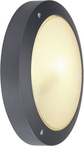 SLV Bulan 229075 Außenwandleuchte Energiesparlampe, LED E14 60W Anthrazit von SLV