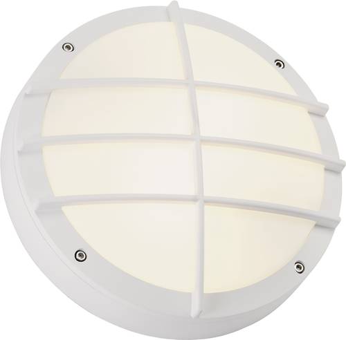 SLV Bulan Grid 229081 Außenwandleuchte Energiesparlampe, LED E27 50W Weiß von SLV