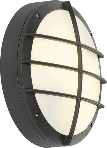 SLV Bulan Grid 229085 Außenwandleuchte Energiesparlampe, LED E27 50W Anthrazit von SLV