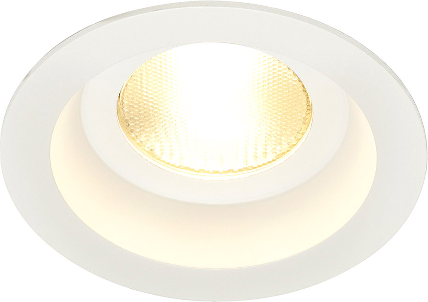 SLV CONTONE Downlight, rund, weiss, 13W LED, warmweiss, IP44 - Downlights SLV CONTONE Downlight, rund, weiss, 13W LED, warmweiss, IP44 - Downlights von SLV