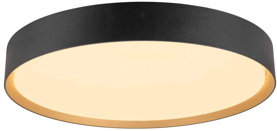 SLV DECONA, Wand- und Deckenaufbauleuchte, rund, 2700/3000K, 23W, PHASE, schwarz / gold - Wand- und Deckenleuchten SLV DECONA, Wand- und Deckenaufbauleuchte, rund, 2700/3000K, 23W, PHASE, schwarz / gold - Wand- und Deckenleuchten von SLV