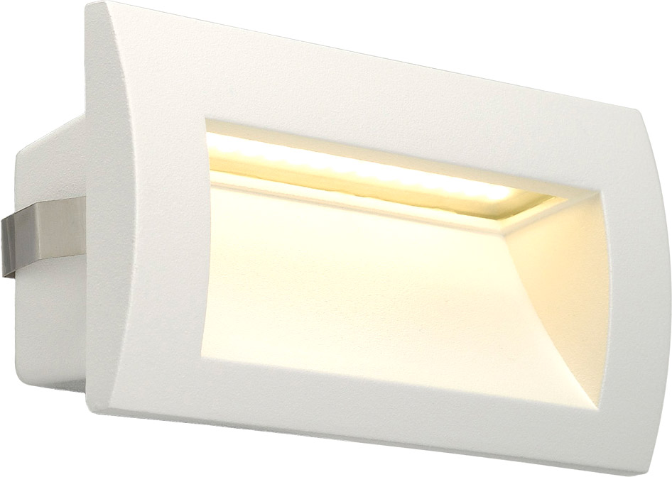 SLV DOWNUNDER OUT LED M, Wandeinbauleuchte, weiss - Einbauleuchten (Outdoor) von SLV