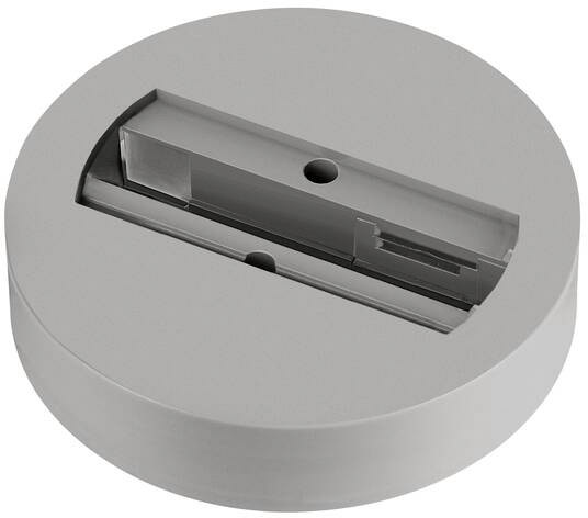 SLV Deckenrosette, für 1-Phasen-Adapter, grau - 1 Phasen Stromschienen 230V von SLV