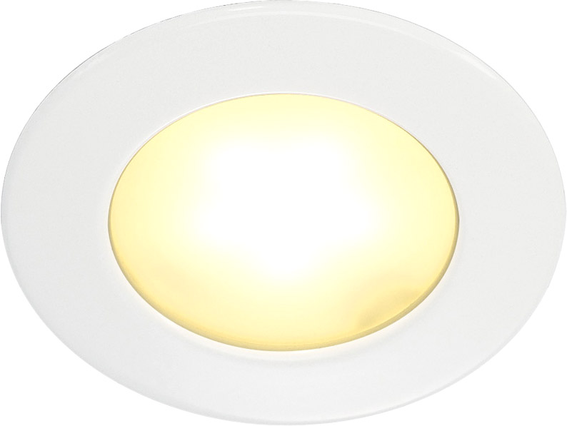 SLV Downlight, DL 126 LED, rund, weiss, 3W LED, warmweiss, 12V - Downlights SLV Downlight, DL 126 LED, rund, weiss, 3W LED, warmweiss, 12V - Downlights von SLV