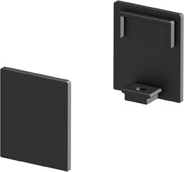 SLV ENDKAPPEN, f. GRAZIA 10 Aufbauprofil flach, 2x, hohe Ausf., schwarz - Zubehör für Dekobeleuchtung SLV ENDKAPPEN, f. GRAZIA 10 Aufbauprofil flach, 2x, hohe Ausf., schwarz - Zubehör für Dekobeleuchtung von SLV