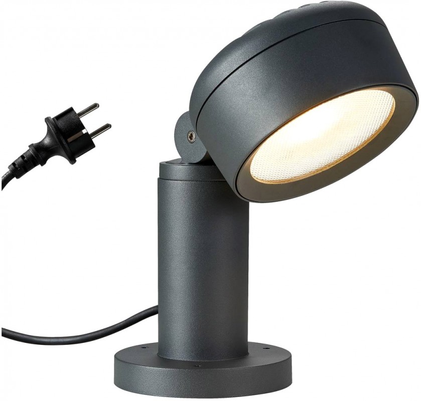 SLV ESKINA 30 Pole, Outdoor Stehleuchte, anthrazit, 3000/4000K, IP65, dimm - Stand-, Wand- und Deckenleuchten (Outdoor) von SLV