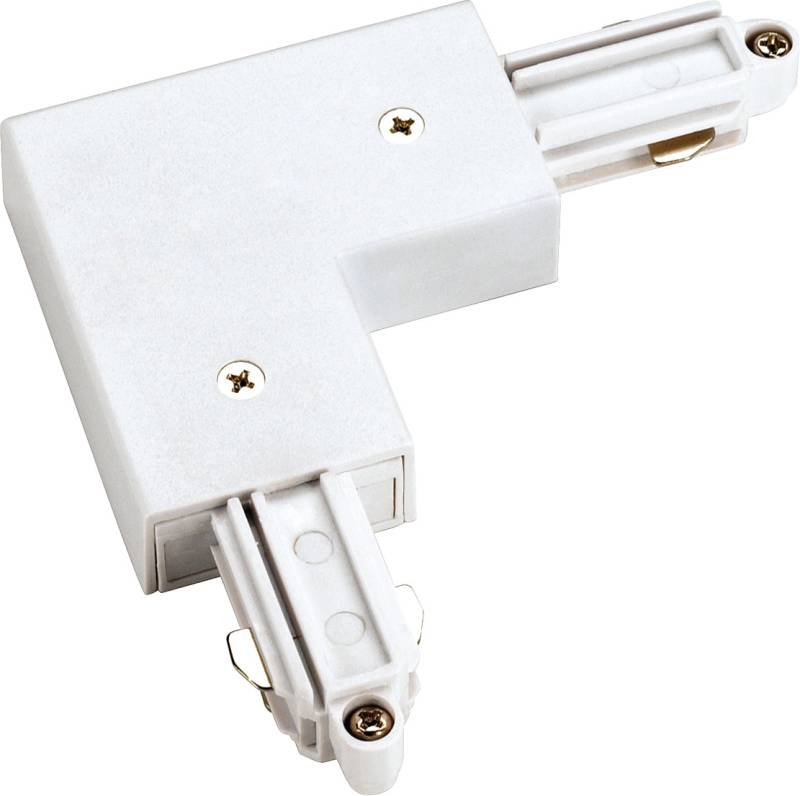 SLV Eckverbinder, Erde außen, weiß - 1 Phasen Stromschienen 230V von SLV