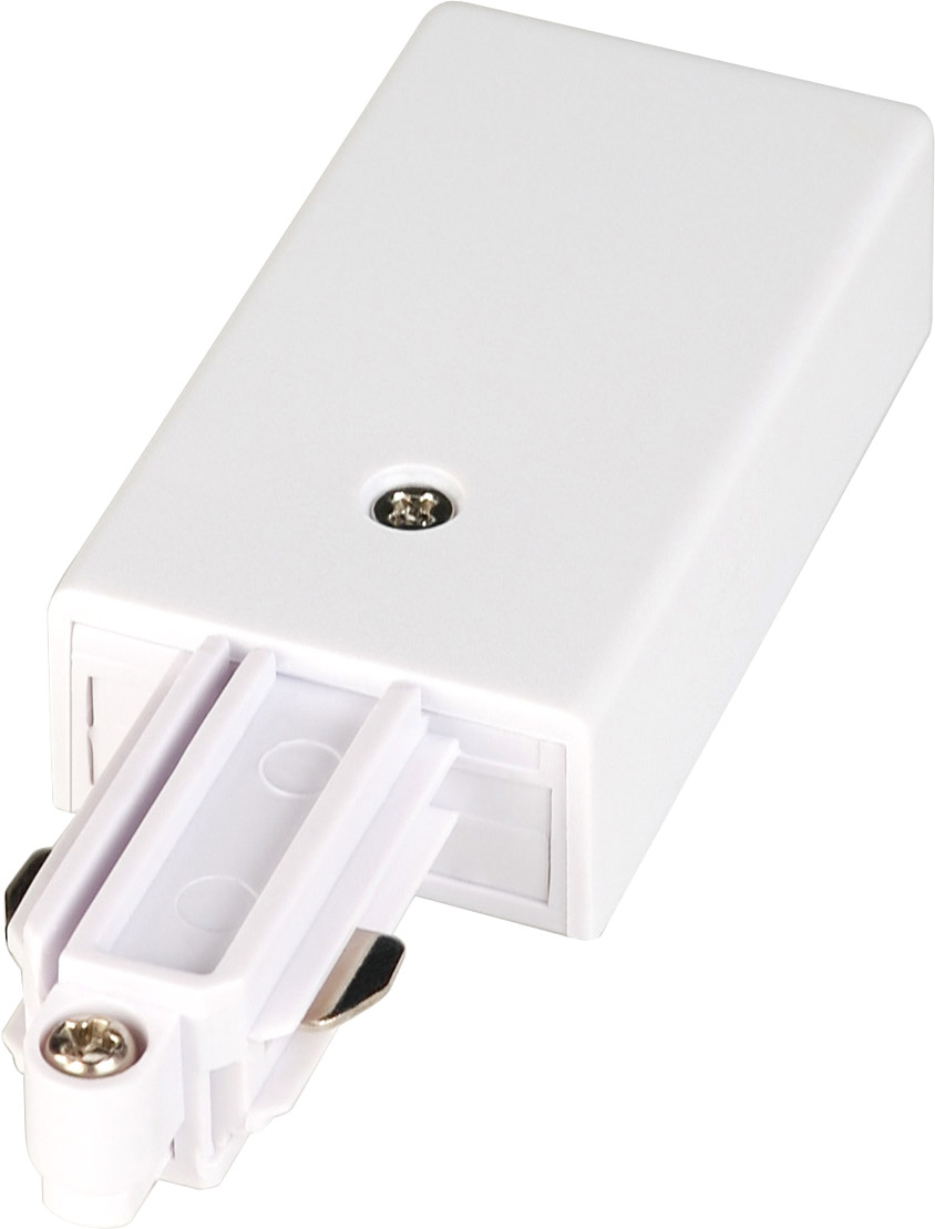 SLV Einspeiser für 1-Phasen HV-Stromschiene, Aufbauversion weiß, Erde links - 1 Phasen Stromschienen 230V SLV Einspeiser für 1-Phasen HV-Stromschiene, Aufbauversion weiß, Erde links - 1 Phasen Stromschienen 230V von SLV