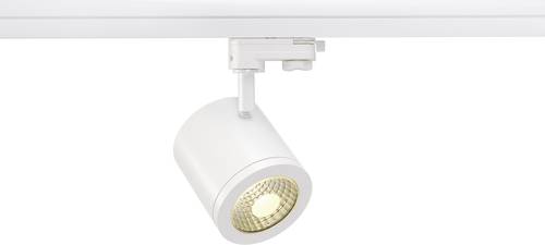 SLV Enola Hochvolt-Schienensystem-Leuchte 3phasig LED fest eingebaut 9W LED Weiß SLV Enola Hochvolt-Schienensystem-Leuchte 3phasig LED fest eingebaut 9W LED Weiß von SLV