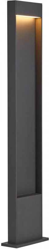 SLV FLATT POLE 100, Outdoor LED Stehleuchte, 3000K, IP65, anthrazit - Stand-, Wand- und Deckenleuchten (Outdoor) von SLV