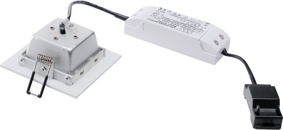 SLV FRAME BASIC Einbauleuchte, LED, 3000K, weiß matt, Set, 9,4W - Einbauleuchten SLV FRAME BASIC Einbauleuchte, LED, 3000K, weiß matt, Set, 9,4W - Einbauleuchten von SLV