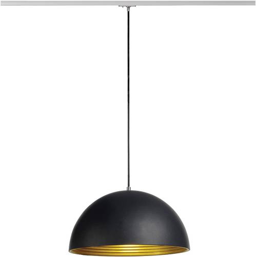 SLV Forchini M 143930 Pendelleuchte Energiesparlampe, LED E27 40W Schwarz, Gold SLV Forchini M 143930 Pendelleuchte Energiesparlampe, LED E27 40W Schwarz, Gold von SLV