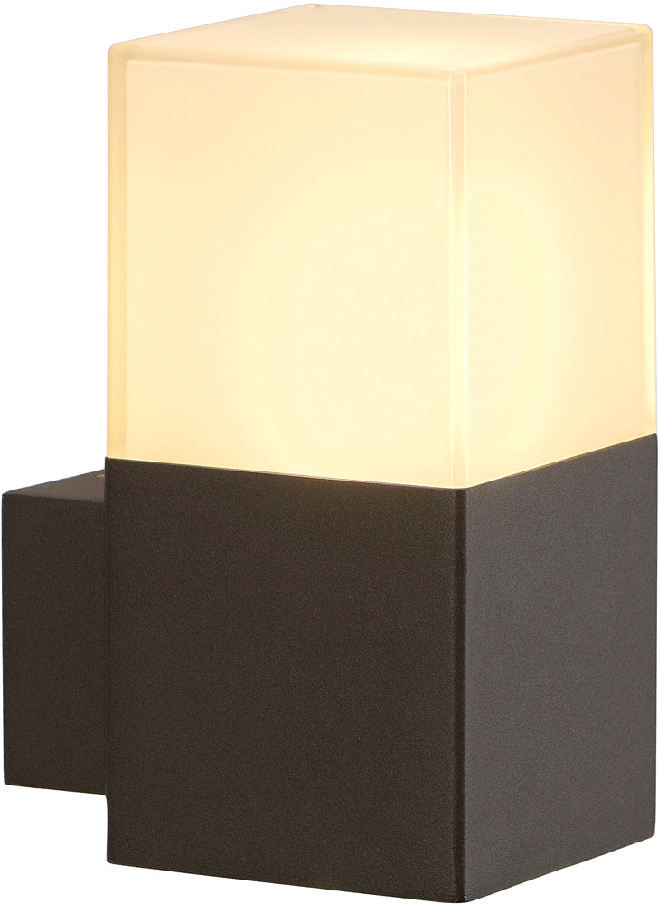 SLV GRAFIT Wandleuchte, WL, anthrazit, E27, max. 11W - Stand-, Wand- und Deckenleuchten (Outdoor) von SLV