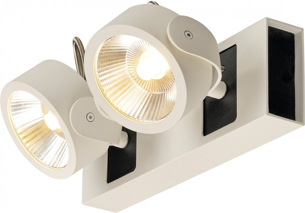 SLV KALU, Wand- und Deckenleuchte, LED, 3000K, weiß/schwarz, 60° - Wand- und Deckenleuchten SLV KALU, Wand- und Deckenleuchte, LED, 3000K, weiß/schwarz, 60° - Wand- und Deckenleuchten von SLV
