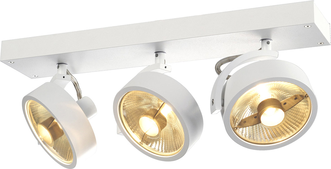 SLV KALU 3 QPAR Deckenleuchte, mattweiss, ES111, max. 3x75W - Wand- und Deckenleuchten SLV KALU 3 QPAR Deckenleuchte, mattweiss, ES111, max. 3x75W - Wand- und Deckenleuchten von SLV