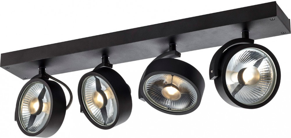SLV KALU CW, Indoor Wand- & Deckenaufbauleuchte, QPAR111, 4x, schwarz - Wand- und Deckenleuchten SLV KALU CW, Indoor Wand- & Deckenaufbauleuchte, QPAR111, 4x, schwarz - Wand- und Deckenleuchten von SLV