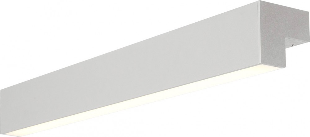 SLV L-LINE 60 LED, Wand- & Deckenleuchte, IP44, 3000K, 1500lm, silbergrau - Wand- und Deckenleuchten SLV L-LINE 60 LED, Wand- & Deckenleuchte, IP44, 3000K, 1500lm, silbergrau - Wand- und Deckenleuchten von SLV