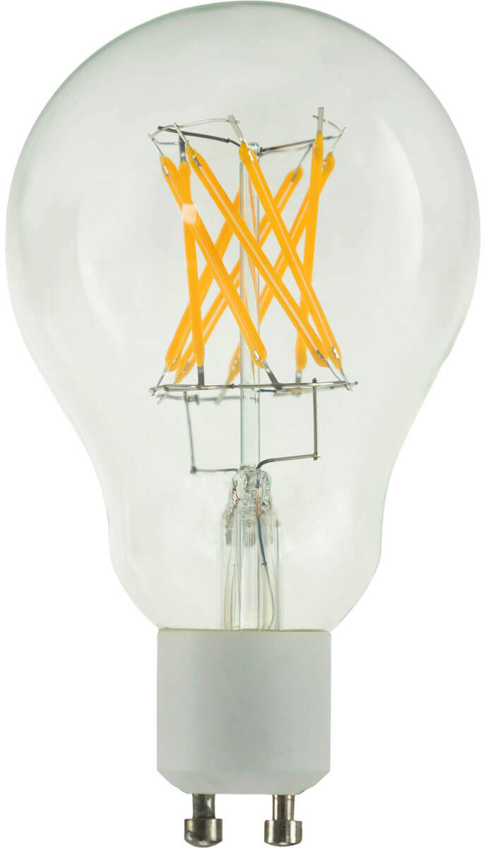 SLV LED A60 Crossed Filament, LED-Leuchtmittel, GU10, PHASE, 6,5W, 2200K - LED Lampen Sockel GU10 von SLV
