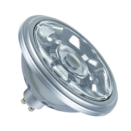 SLV LED Lampe QPAR111 / Leuchtmittel, Lampe, LED / GU10 4000K 12.5W 1000lm silber dimmbar von SLV