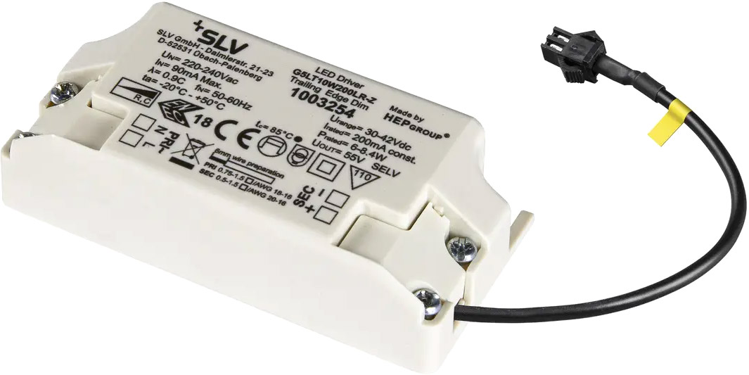 SLV LED Treiber, 200mA 10W PHASE, Schnellverbinder - Zubehör Diverse SLV LED Treiber, 200mA 10W PHASE, Schnellverbinder - Zubehör Diverse von SLV