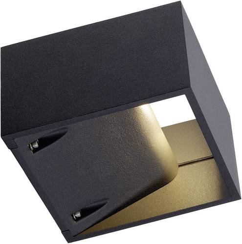 SLV Logs Wall 232105 LED-Außenwandleuchte LED LED fest eingebaut 6W Anthrazit SLV Logs Wall 232105 LED-Außenwandleuchte LED LED fest eingebaut 6W Anthrazit von SLV