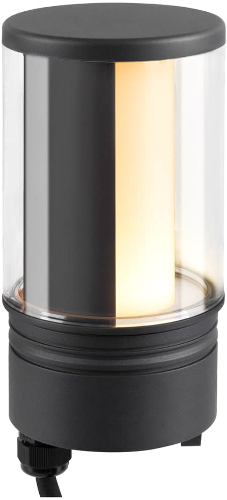 SLV M-POL M Polehead, Shader Leuchtenkopf, anthrazit, 19W, 820/870lm, 2700/3000K, CRI90, DALI - Stand-, Wand- und Deckenleuchten (Outdoor) von SLV