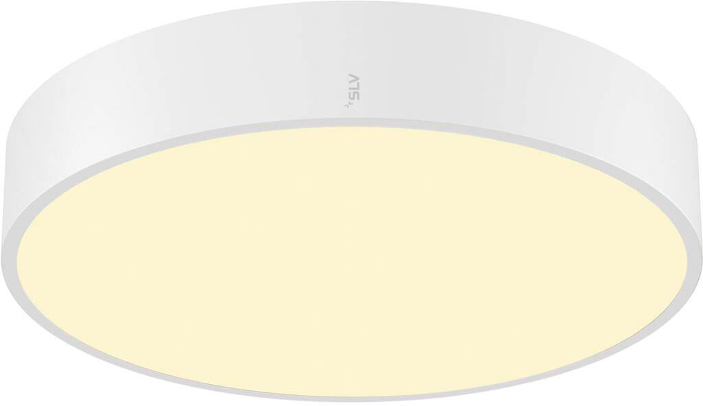 SLV MEDO® PRO 40, Wand- und Deckenaufbauleuchte, rund, 3000/4000K, 19W, DALI, Touch, 110°, weiß - Wand- und Deckenleuchten von SLV