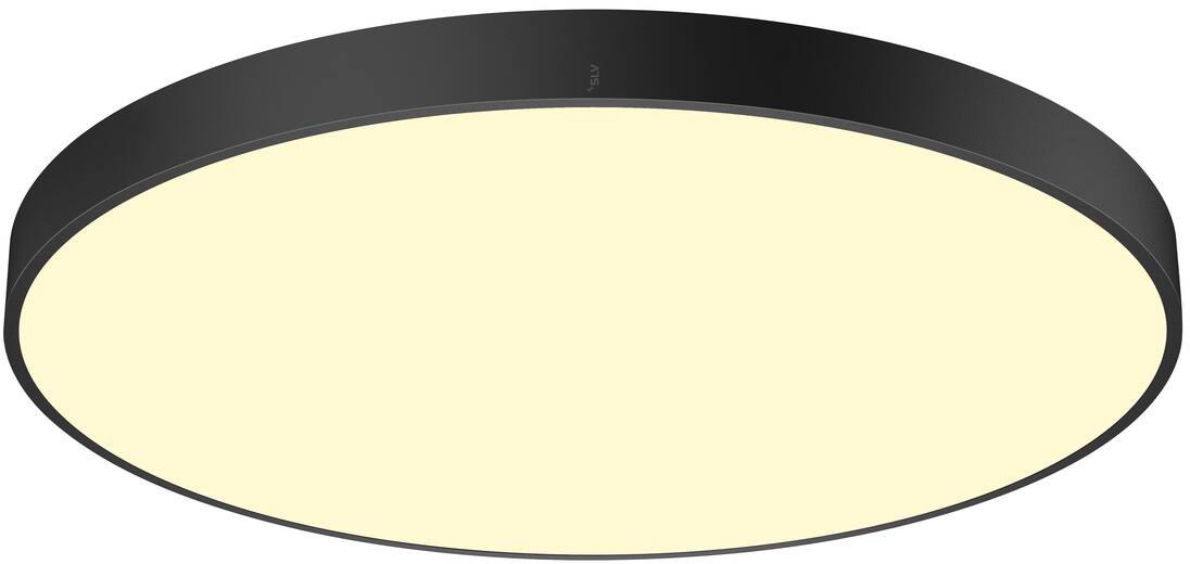SLV MEDO® PRO 90, Deckenaufbauleuchte, rund, 3000/4000K, 74W, Phasenabschnitt, 110°, schwarz - Wand- und Deckenleuchten von SLV