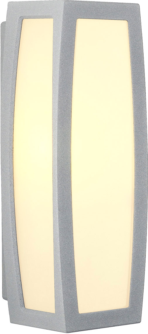 SLV MERIDIAN BOX Wandleuchte E27, silbergrau - Wand- und Deckenleuchten SLV MERIDIAN BOX Wandleuchte E27, silbergrau - Wand- und Deckenleuchten von SLV
