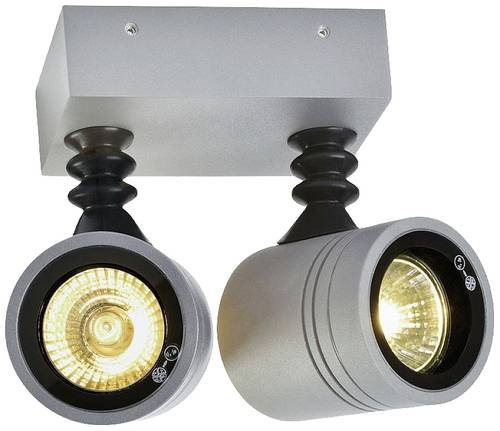 SLV MYRA 233094 LED-Außenwandleuchte GU10 50W Grau von SLV