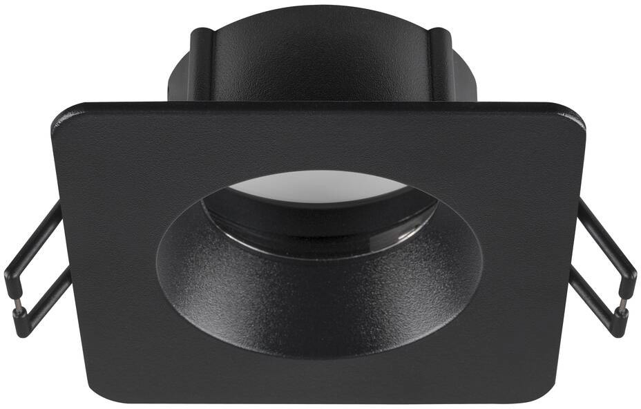 SLV NEW TRIA® 68, Deckeneinbauring, L: 8.2 B: 8.2 H: 3.4 cm, IP 65, schwarz - Einbauringe von SLV