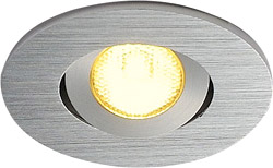 SLV NEW TRIA MINI SET Einbauleuchte, LED, 3000K, aluminium gebürstet - Downlights SLV NEW TRIA MINI SET Einbauleuchte, LED, 3000K, aluminium gebürstet - Downlights von SLV