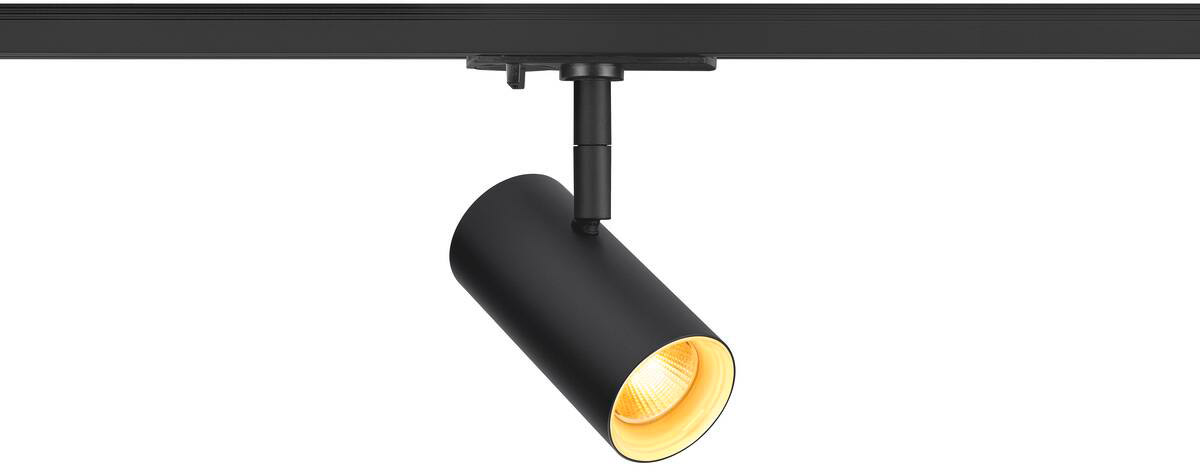 SLV NOBLO® SPOT, 1~ Spot, rund, 2000-3000K, 8.4 W, Dim-to-Warm, Phasenabschnitt, 36°, schwarz - Leuchten mit 1 Phasen Adapter von SLV
