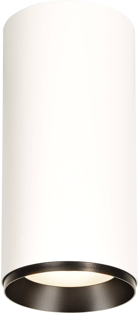 SLV NUMINOS® XL PHASE, Deckenaufbauleuchte weiß / schwarz 36W 4000K 60° - Wand- und Deckenleuchten von SLV