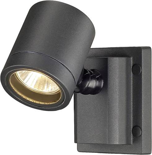 SLV New Myra Wall 233105 Außenwandleuchte Halogen GU10 50W Anthrazit von SLV