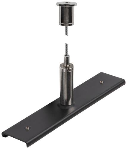 SLV Niedervolt-Schienensystem-Komponente Abhängeset Schwarz 1006603 48V TRACK von SLV