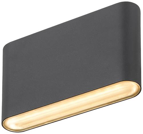 SLV OVAL 14 black 1007142 LED-Wandleuchte 5.7W LED Schwarz SLV OVAL 14 black 1007142 LED-Wandleuchte 5.7W LED Schwarz von SLV
