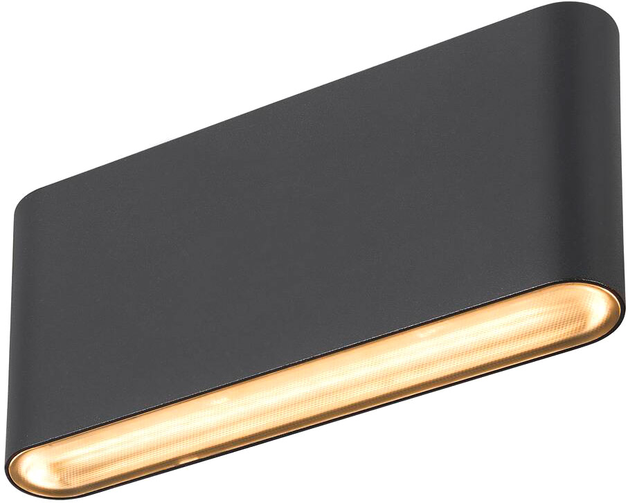 SLV OVAL 18 WL, Wandaufbauleuchte 2700/3000K, 10W, schwarz - Wand- und Deckenleuchten SLV OVAL 18 WL, Wandaufbauleuchte 2700/3000K, 10W, schwarz - Wand- und Deckenleuchten von SLV