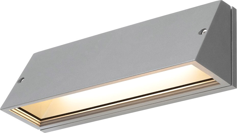 SLV PEMA® WL, Outdoor LED Wandaufbauleuchte grau CCT switch 3000K - Wand- und Deckenleuchten von SLV