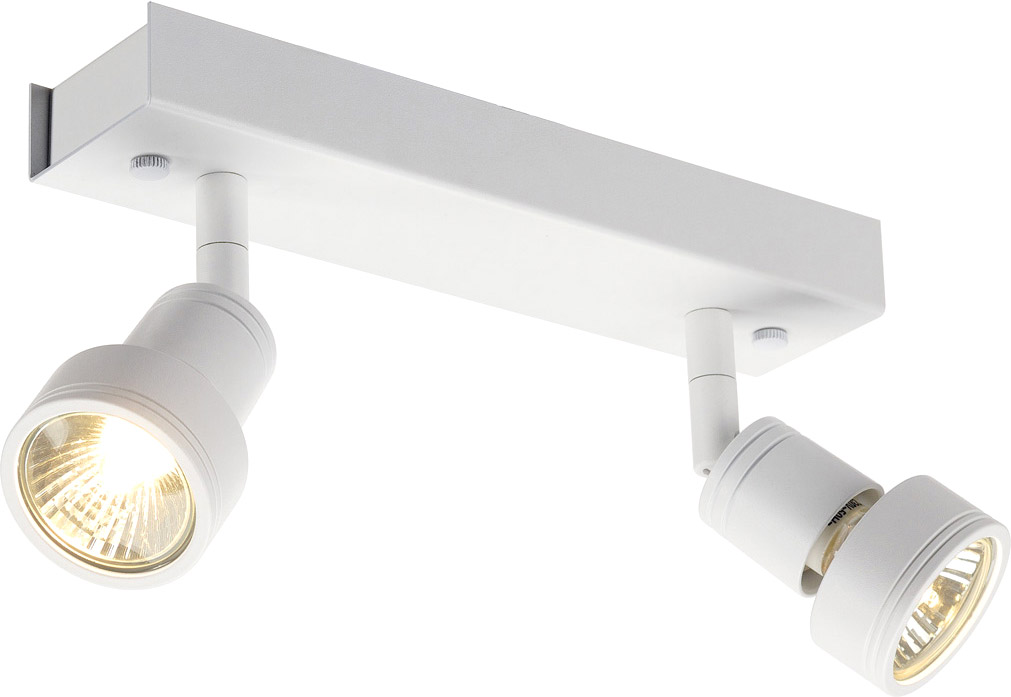 SLV PURI 2 Deckenleuchte, matt- weiss, 2xGU10, max. 2x50W, mit Decoring - Wand- und Deckenleuchten SLV PURI 2 Deckenleuchte, matt- weiss, 2xGU10, max. 2x50W, mit Decoring - Wand- und Deckenleuchten von SLV