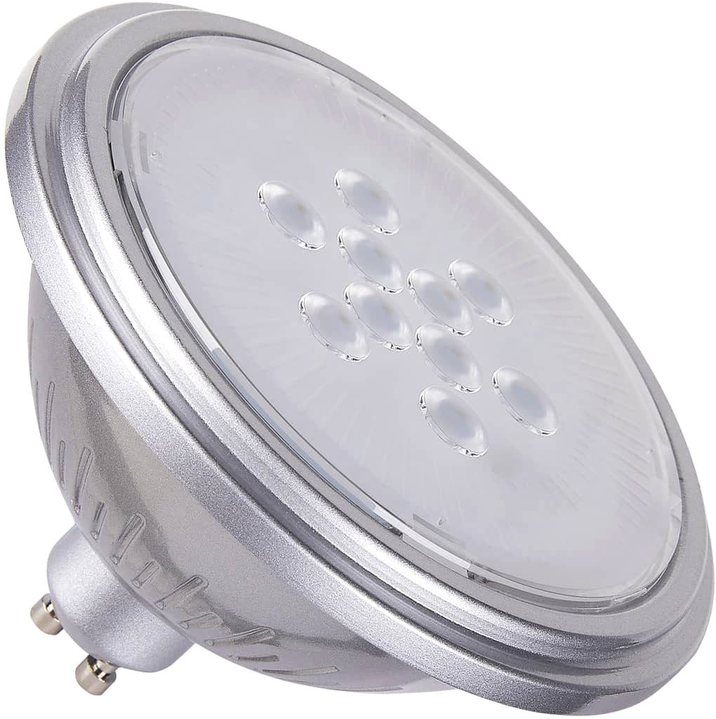 SLV QPAR111 GU10, LED Leuchtmittel silber 7W 3000K CRI90 25° - LED Lampen ES111 SLV QPAR111 GU10, LED Leuchtmittel silber 7W 3000K CRI90 25° - LED Lampen ES111 von SLV
