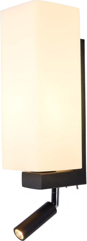 SLV QUADRASS SPOT, Indoor Wandaufbauleuchte mit LED Spot und E27 Fassung, schwarz - Wand- und Deckenleuchten SLV QUADRASS SPOT, Indoor Wandaufbauleuchte mit LED Spot und E27 Fassung, schwarz - Wand- und Deckenleuchten von SLV