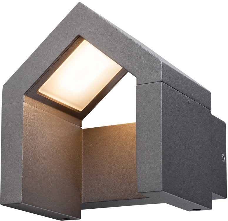 SLV RASCALI WL, LED Outdoor Wandaufbauleuchte, anthrazit, 3000K - Stand-, Wand- und Deckenleuchten (Outdoor) von SLV