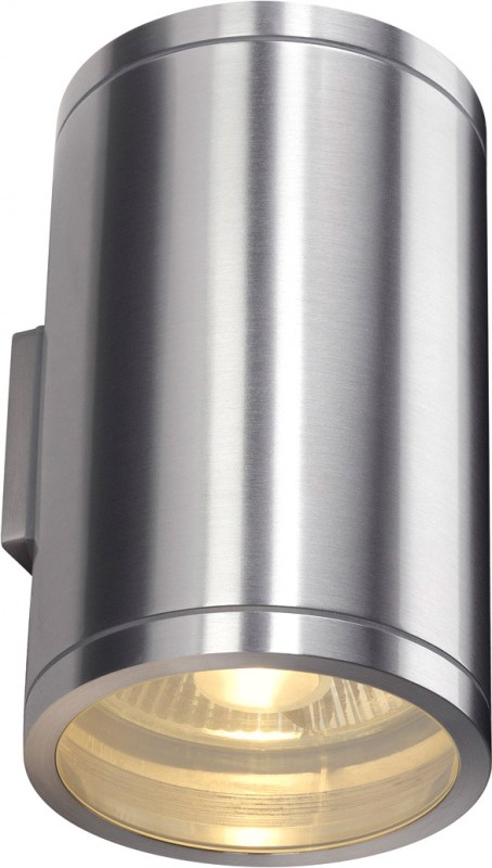 SLV ROX WALL OUT UP/DOWN, QPAR11, Outdoor Wandleuchte, alu gebürstet - Stand-, Wand- und Deckenleuchten (Outdoor) von SLV